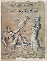 Erstausgabe von Carl Orffs Oper „Die Kluge“