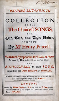 Henry Purcell: Orpheus Britannicus