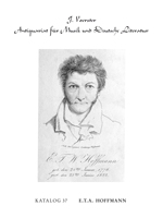 Literatur-Antiquariat - Katalog: E. T. A. Hoffmann und Zeitgenossen