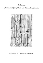 Musikantiquariat - Katalog: Musik-Literatur