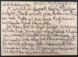 EINEM, Gottfried von [1918-1996]: Eigenhändige Postkarte mit Unterschrift. Rindlberg, 9.4.[19]85. 1 1/2 Seiten.   