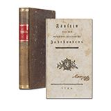 [PEZZL, J.]: Faustin oder das aufgeklärte philosophische Jahrhundert. [Zürich, Orell] 1784. 310 S., 1 Bl., Holzschnitt-Titelvignette. Stockfleckig. Pappband mit zeitgenössischem Buntpapier. 