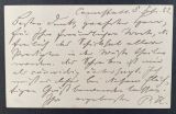 HEYSE, Paul [1830-1914]: Eigenhändiges Schreiben mit Datum und Unterschrift 