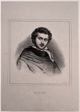 JULLIEN, [Jean Lucien Adolphe]. - Portrait, Porträt, Halbfigur, Brustbild. Lithographie von Guillet. [Ca. 1880]. 29,5 x 20,8 cm. 