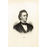 CHOPIN, [Frederic]: Brustbild nach rechts. Stahlstich von V[eit] Froer. [um 1850] 22 x 15 cm 
