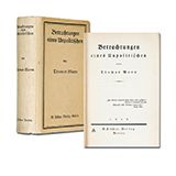 MANN, Th.: Betrachtungen eines Unpolitischen. 1.-6. Aufl. Berlin S. Fischer 1918 XXXXIV, 611 S., 2 Bl. OHLn. 