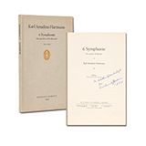 HARTMANN, K. A.: 6. Symphonie für großes Orchester. Partitur. Mainz B. Schott`s Söhne (VerlagsNr. B.S.S. 38377) (© 1953) 1 Bl., 125 S. OKt. 