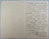 GRIEG. Edvard [1843-1907]: Autograph letter with place, date and signature. Leipzig, 12. III. [18]96. Oktavo 17,5 x 11cm. 2 pages 