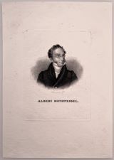 METHFESSEL, Albert Gottlieb. - Portrait, Porträt, Brustbild, Halbfigur nach rechts. Stahlstich von Carl Mayer. Nürnberg [ca. 1850] 17 x 12,5 cm. Schönes Exemplar mit breitem Rand. 