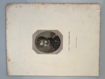 KÖRNER, Carl Theodor. - Portrait. Porträt. Brustbild nach links. Kupferstich von Wachsmann nach Emma Koerner. Zwickau, Gebr. Schumann [ca. 1820] 18,2 x 12 cm. 