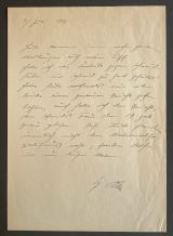 KUJAU, Konrad HITLER, Adolf. - [1938-2000]: Fälschung eines eigenhändigen Tagebucheintrags mit Unterschrift. O.O., 4. Juli 1934.. Groß-Quart. 29,6 x 21 cm. 1 S. 