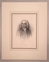 BACH, Johann Sebastian. - Portrait, Porträt, Brustbild. Lithographie. Nach 1839. 26 x 16,5 cm. 