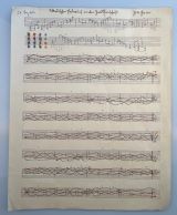HAUER, Josef Matthias [1893-1959]: Autograph music manuscript 
